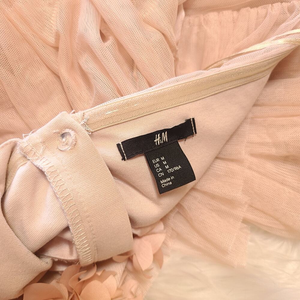 H&M One Shoulder Ruffle Dress - Cream - Picture 5 of 5